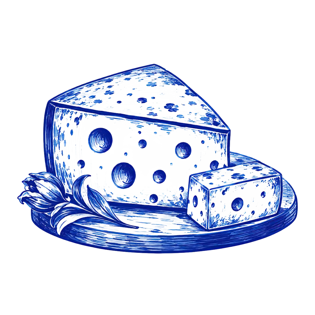 Delfst blauwe kaas